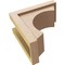 Ekena Millwork 6"W x 12"D x 12"H Classic Emerson Rough Cedar Woodgrain TimberThane Corbel, Primed Tan CORUR06X12X12EMRRCPR - alternate 4